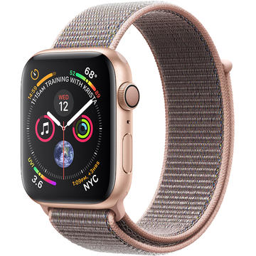 Smartwatch Apple Smartwatch Watch 4 GPS 40MM Aluminiu Auriu Si Curea Loop Roz