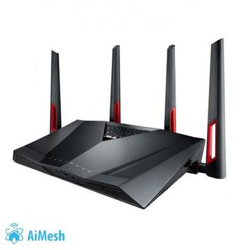 Router wireless Asus RT-AC88U Black, AiMesh, Dual-Band AC3100 Gigabit, IEEE 802.11 a/b/g/n/ac