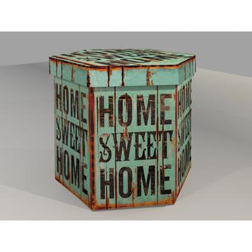 Heinner Taburet pliabil PVC HOME SWEET HOME HR-FLD43-HOME