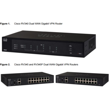 Router Cisco RV340 Dual WAN Gigabit VPN Router