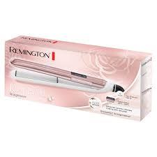Placa de par Remington S9505 Rose Luxe, 235 grade, LCD, Invelis ceramic Ultimate, Roz/Alb