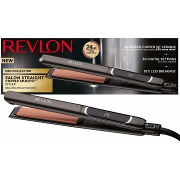 Placa de par REVLON Salon Straight Copper Smooth RVST2175E, afisaj LCD