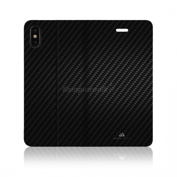 Husa Black Rock Flex Carbon Wallet pentru iPhone X Black