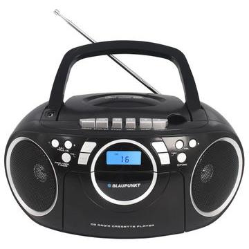 Blaupunkt Radio portabil Boombox BB16 BK CD / MP3 / USB caseta afisaj LCD Black