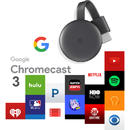 Google Chromecast 3.0 HDMI Streaming Media Player Black