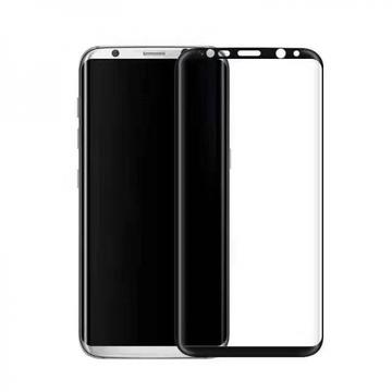 HIMO Folie sticla securizata 4D curbata pentru Samsung Galaxy S8 ,negru