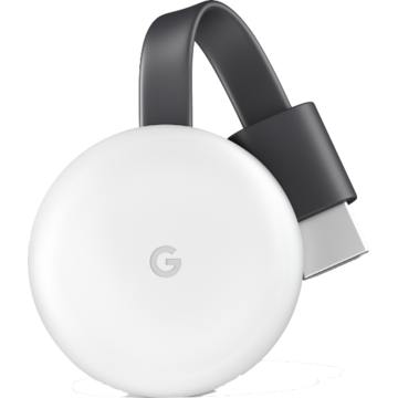 Google Chromecast 3.0 HDMI Streaming Media Player White