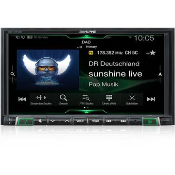 Sistem auto Alpine ILX-702D Multimedia cu ecran de 7" Compatibil CarPlay si Android Auto 4x 50W