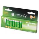 Techly Baterii alcaline 1.5V AAA LR03 12 bucăți