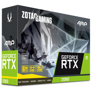 Placa video Zotac GeForce RTX 2060 GAMING AMP 6GB GDDR6 192-bit