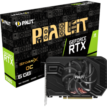 Placa video Palit GeForce RTX 2060 StormX OC ITX 6GB GDDR6 192bit