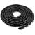 Qoltec Organizator de cabluri 20mm | 10m | negru