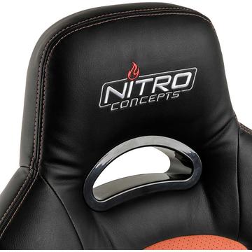 Scaun Gaming Nitro Concepts C80 Pure Black - Orange