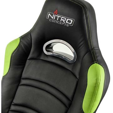 Scaun Gaming Nitro Concepts C80 Comfort Black - Green