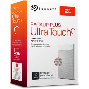 Hard disk extern Seagate Backup Plus Touch 2.5" 2TB USB 3.0 White