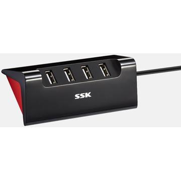 SSK USB 2.0 Hub SHU830 Black