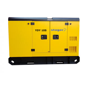 Generator insonorizat STAGER YDY10S - silent 1500rpm - Diesel - monofazat