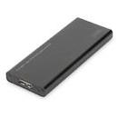 HDD Rack DIGITUS External SSD Enclosure M2 (NGFF) SATA III to USB 3.0, aluminum, black