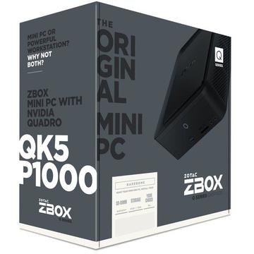 ZOTAC ZBOX QK5P1000, i5-7200U, QUADRO P1000 4G, 2x DDR4 SODIMM, M2 SSD