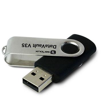 Memorie USB Serioux 128GB USB3.0 SRX DATAVAULT V35 Black