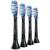 Philips Rezerve Sonicare Premium Gum Care HX9054/33, 4 capete de schimb pentru periuta de dinti, Negru