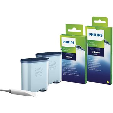 Philips Kitul de mentenanta Aqua Clean CA6707/10 - include filtru de apa - pastile de degresat si lubrifiant