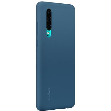 Husa Capac protectie spate Huawei Silicone Cover pentru Huawei P30 51992850 – Blue
