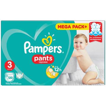 PAMPERS Active Baby Pants 3 Mega Box 120 buc