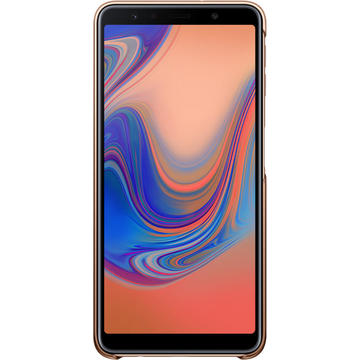 Husa Husa Capac Spate Gradation Auriu pentru Samsung Galaxy A7 ( 2018)