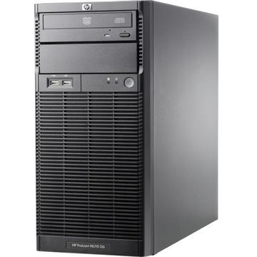 Server Refurbished Server HP ProLiant ML110 G6 Tower, Intel Xeon Quad Core X3430 2.40GHz, 8GB DDR3, 1 TB SATA, DVD-ROM, PSU 300W