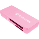Card reader Transcend USB 3.1 Gen 1 SD/microSD Pink