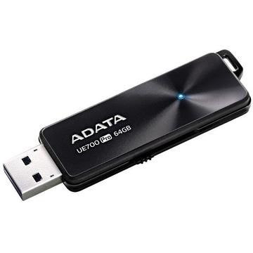 Memorie USB Adata 3.1 Flash Drive UE700 Pro 64GB, R/W 360/180 MB/s BLACK