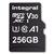 Card memorie Integral 256GB MICRO SDXC 90V30, R:100MB/s W:90MB/s U3 V30 + ADAPTER