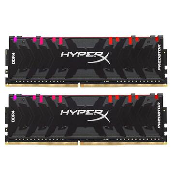 Memorie Kingston HyperX Predator RGB 32GB DDR4 (2x16GB) 3200MHz CL16 Black