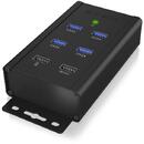 RaidSonic IcyBox 4x Port USB 3.0 HUB si 2 porturi incarcare