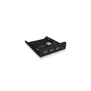 RaidSonic IcyBox 4x Port USB 3.0 Hub (3x USB 3.0, 1x USB Type-C), frontpanel 3.5''