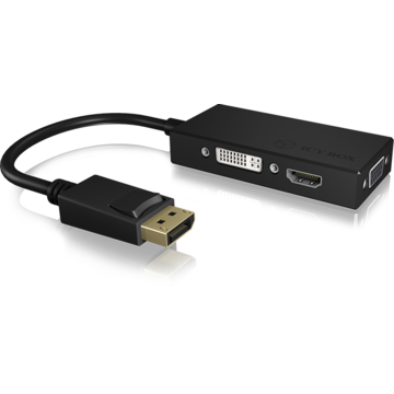 RaidSonic IcyBox Adapter DisplayPort -> HDMI/DVI-D/VGA 3-in-1