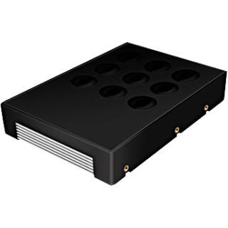 HDD Rack RaidSonic Convertor IcyBox 3,5' pentru HDD 2,5'' SATA, negru + aluminiu