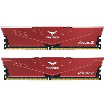 Memorie Team Group Vulcan Z DDR4 16GB (2x8GB) 2666MHz CL18 1.2V XMP 2.0 Red