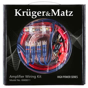 Kruger Matz Kit cabluri amplificator auto, KM0011, Kruger&Matz - 400351