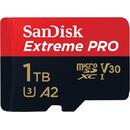 Card memorie SanDisk microSDXC V30 A2 Extreme Pro 170MB