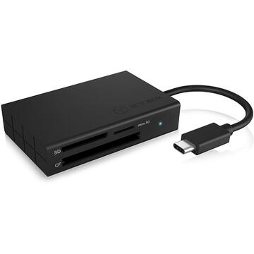 Card reader RaidSonic IcyBox External multi card reader USB 3.0 Type-C, CF, SD, microSD