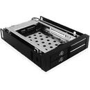 HDD Rack RaidSonic IcyBox Mobile Rack for 2x 2.5'' SATA HDD or SSD, Black
