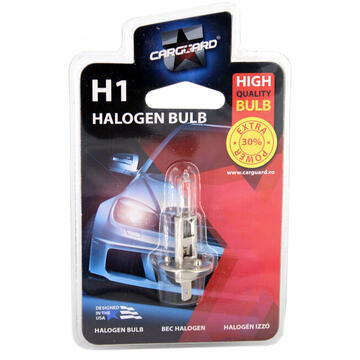 Carguard Bec halogen H1 +30% intensitate