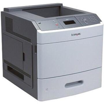 Imprimanta Refurbished Imprimanta LEXMARK T654DN, 53 PPM, Duplex, Retea, 1200 x 1200, Laser, Monocrom, A4 Refurbished