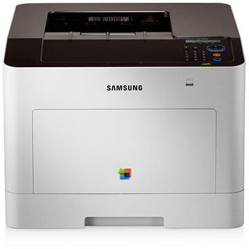Imprimanta Refurbished Imprimante Laser Color Samsung CLP-680DN, 25 ppm, Duplex, Retea, USB 2.0 Refurbished