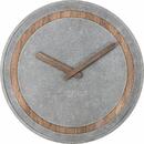 Ceas de perete, D-39,5 cm, polirasina/lemn, NeXtime - gri