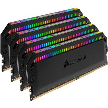 Memorie Corsair Dominator Platinum 32GB DDR4, 3200MHz, 4x8GB DIMM, Unbuffered, 1.35V