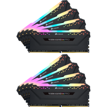 Memorie Corsair Vengeance RGB PRO 64GB DDR4 3600MHz CL18 1.35v Quad Channel Kit