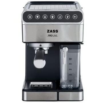 Espressor Espressor de cafea Zass ZEM 10 1350W 16 bari 1,8L panou Touch Inox